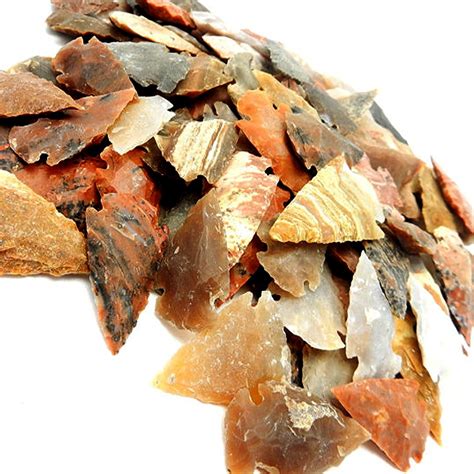 jasper arrowhead bag of 25 arrowheads replica modern|Jasper Arrowhead .